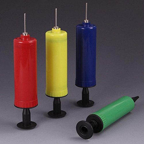Small Ball Pump - Air Pump for Inflatables with Needle for Basketball, Volleyball, Soccer, Football, and Sport Ball Inflation - Additional Inflating Needles