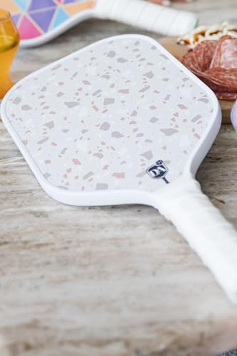 The Shannon Pickleball Paddle, 3K Carbon Fiber, Honeycomb Core, 16.5" x 7.5", 9.3 oz