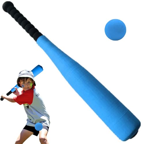 Baseball Bat with Ball, 21 Inch Soft EVA Foam Baseball Bat with Non Slip Handle, Educational Set for Outdoor