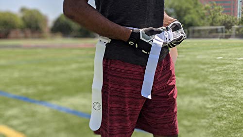 Flag Football Belt - 2 Flags - 10 Pack - color: White