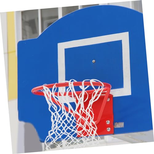 SUPVOX Nylon Basketball Net Replacement Weather Heavy Duty Design Fits Standard Rims for Indoor and Outdoor Courts and Easy to Install White