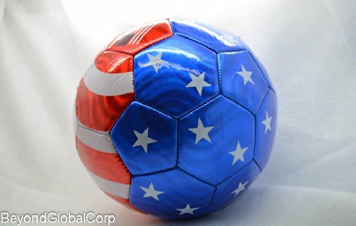 USA Flag Soccer Ball Summer Outdoor Sport Soccer Fan 2014 World Cup United States Ball Size 5!