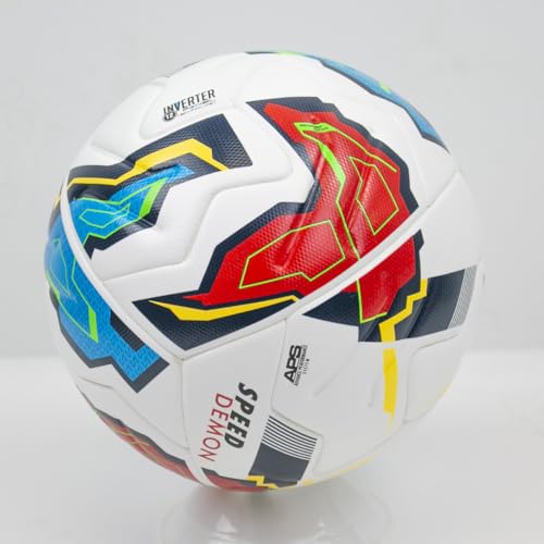 Speed Demon Soccer Ball, 12 Panel Design, Size 5, High Visibility