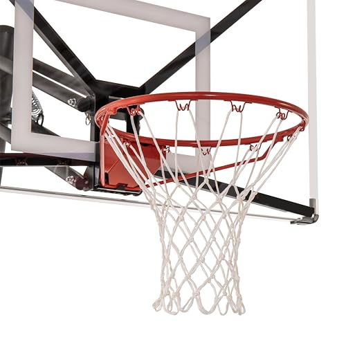 Silverback Standard Breakaway Rim with Nylon Net Compatible with Silverback and Goaliath Portable Basketball Hoops