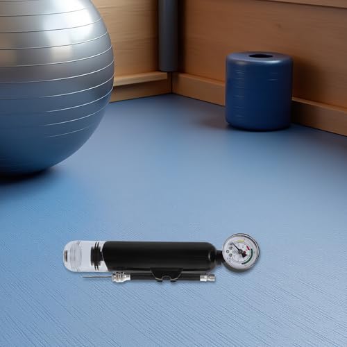 1 Set Ball Pump with Pressure Gauge - Sports Ball Inflator - Flexible Hose Air Pump with Inflation Nozzle for Basketball, Football, Soccer, Volleyball