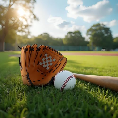 Urby Left Handed Baseball Glove, Left Handed T Ball Glove for Lefty, Left Hand Throw Only. T-Ball & Youth Baseball Gloves. - color: Brown, size: 11.5in Age 7-11