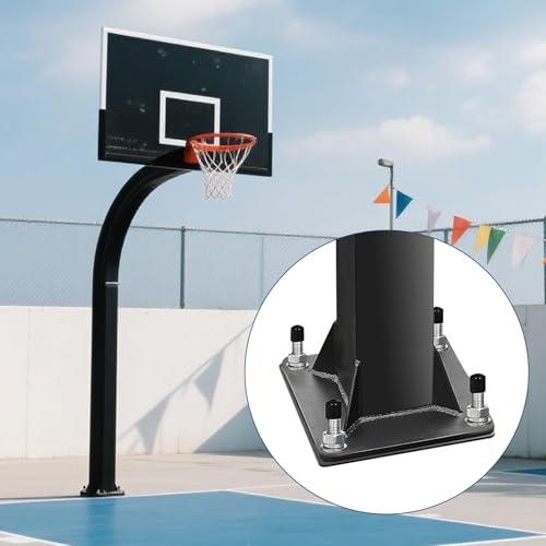 Basketball Hoop Anchor Kit 7” or 9", Universal Fit Ground Anchor Kit, Basketball Mounting Kit for Easy Relocation and Compatible with All Basketball Goals