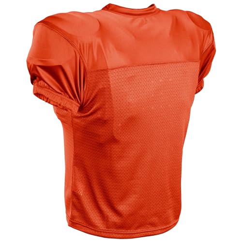 Champro Boys Preseason Football Practice Jersey - color: Orange, size: Small