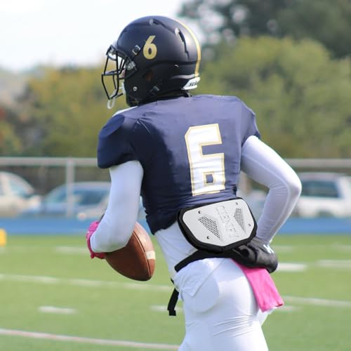 Cienfy Football Back Plate for High-Impact Protection, Universal Football Backplate for Shoulder Pads, for Youth and Adult - size: Youth, style: Black