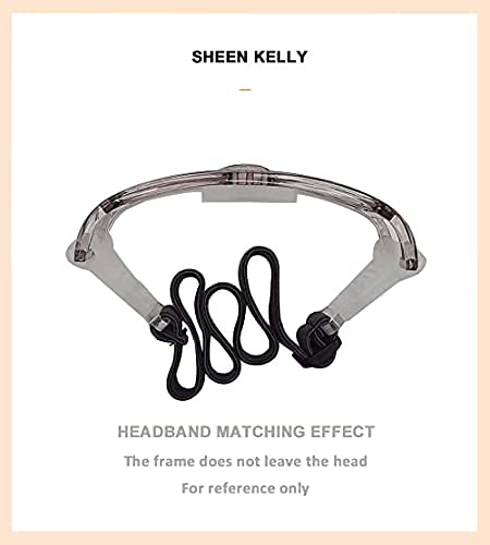 SHEEN KELLY Professional Sports Goggles Adult Protective Safety Goggles Basketball Glasses for Men with Adjustable - color: 01-black+strap