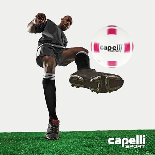 Capelli Sport Soccer Ball, Fusion II Cubes Team Ball for Youth and Adult Players, Outdoor and Indoor Training