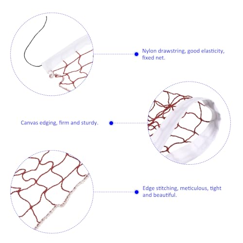 M METERXITY Foldable Badminton Net Portable Badminton Durable Badminton Replacement Net Polypropylene Sports Net for Indoor Outdoor Backyard