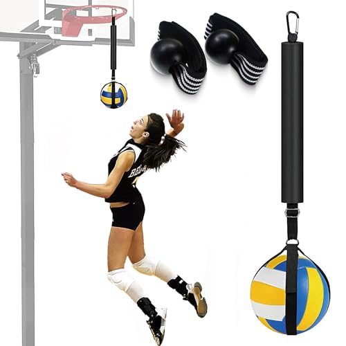 Volleyball Training Volleyball Spike Trainer Nylon Hitting Trainer with Adjustable Straps Reusable Practice Equipment for Training