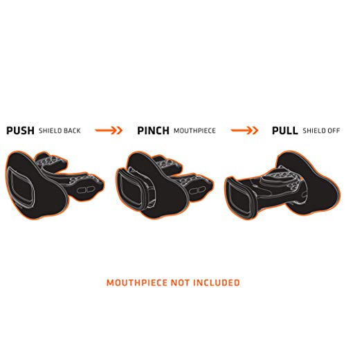 Shock Doctor 39-BLKSTT Interchange Mouthguard BLK SLVR Shattered OSFA-OSFA
