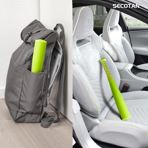 Baseball Bat, Aluminum One Hand 17-Inch Training Bat, Softball Bat, Home/Car/Self Defense, Batting Practice, Aluminum Bat, Truck Tire Checker Bat - color: Neon Yellow