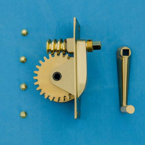 Vermont Tennis String Winder Mechanism – Professional Brass Winder for All Regulation Tennis Posts - Net Tennis Accessories Available in 3 Styles - color: Large Round