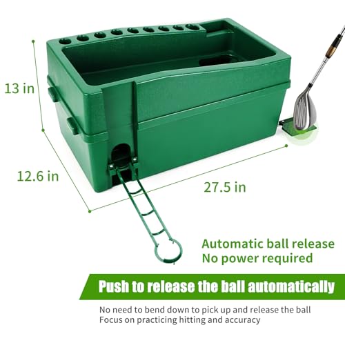 WBM Automatic Golf Tee Machine, Golf Ball Dispenser Tee, Golf Swing Trainer