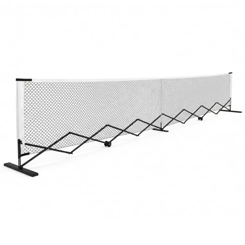 Lightweight Pickle Ball Net 22FT Pickleball Tennis Net with Steady Metal Frame Free Assembly & Carry Bag for Competitive and Recreational Play