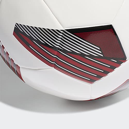 adidas Tiro Soccer Ball - color: White/Black/Silver Met., size: 3