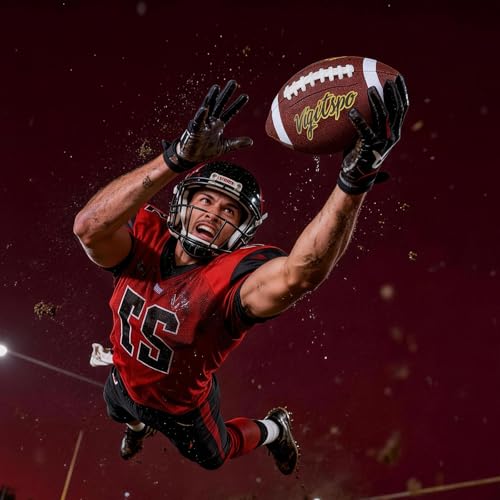 Pro Training Football | Confident Control PU Leather Ball for Matches & Practice |Junior, Youth & Adult Sizes - size: professional