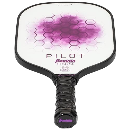Franklin Sports Pickleball Paddle - Pilot Polypropylene Core Pickleball Racket - Official USA Pickleball (USAPA) Approved Pickleball Paddle - Lightweight Pro Racket - 10mm Thick Core