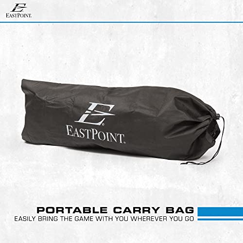 EastPoint Adjustable Volleyball Net - 10-30 ft - Easy One-Person Setup Portable Court Kit - Competition-Grade Volleyball Training Equipment - Outdoor Play Net for Backyard & Beach Play