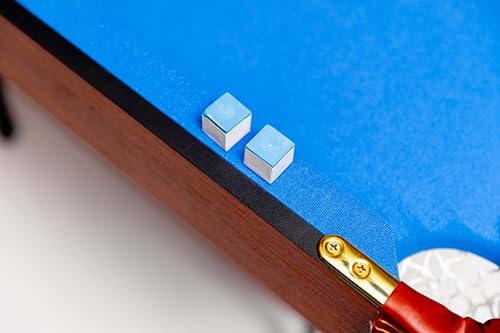 RACK Crux 55-inch Folding Billiard/Pool Table – Portable, Space-Saving Foldable Design - style: Blue Original