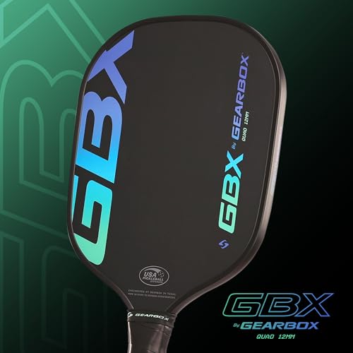 Gearbox GBX Quad 12mm Pickleball Paddle