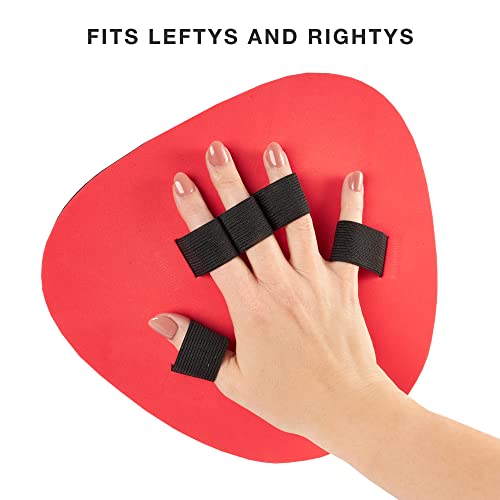 Pancake Baseball Practice Mitts - EVA Foam Infield Fielding Training Coaching Equipment - Ambidextrous, One Size Accessories - Thick, Flat Glove Substitute Develops Softer Fielding Hands