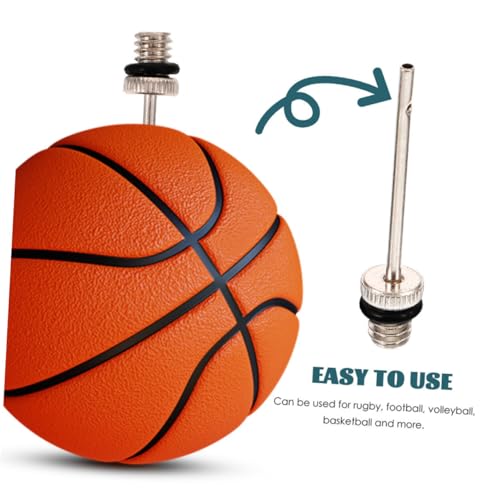 15pcs Ball Pump Needles for Football Volleyball Basketball Sports Inflator Needles for Quick and Easy Air Inflation Suitable for Clubs Schools and Home Use