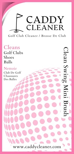 Golf Club Cleaner, Clean Swing Mini Brush - Par Pink