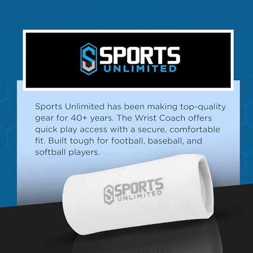 Sports Unlimited Adult Triple Wrist Coach, Football Wristbands for Plays, Baseball Wristbands, QB Arm Bands