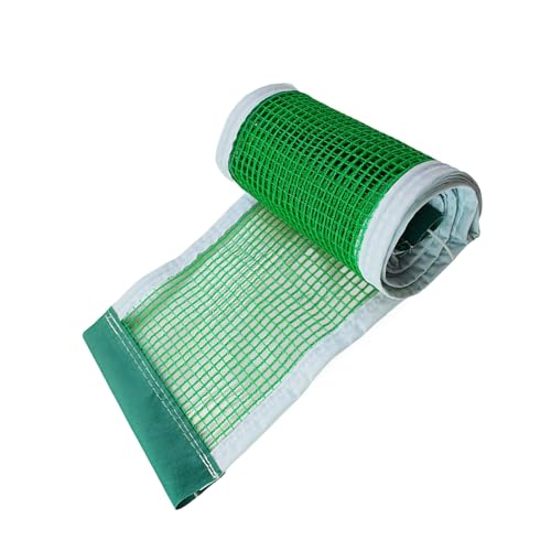 Portable Table Tennis Net Adjustable Height Outdoor Indoor Folding Design Quick Setup Rugged Weather-Resistant Durability Table Tennis Net - color: Green Four Pack Edge