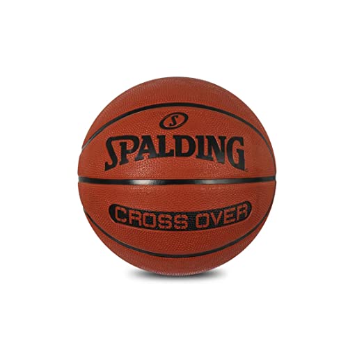 Spalding Cross Over Official Basketball Ball Senior Men Ball Size 6 + Air Pump