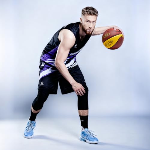 SKEO Weighted Basketball, 2.2/3/3.3LBS 28.5"/29.5" Trainer Heavy Basketballs Made of Composite, Indoor Outdoor Training Ball for Improving Handling Dribbling Rebounding - size: Size 7 Adult & Pro -3.3LBS/1.5KG