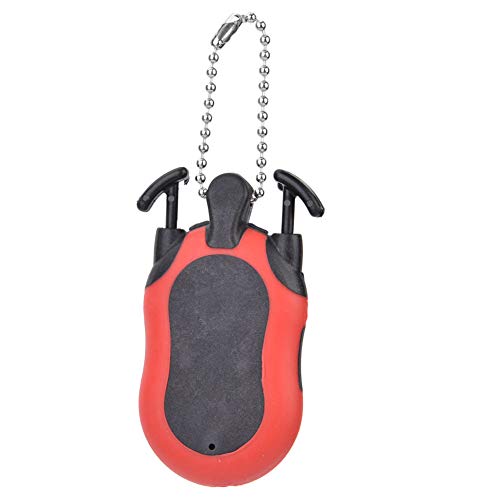 Golfs Score Counter, Portable Golfs Bag Shape Score Counter One Person Shows 1-99 Points with Key Ring for Competitions Games (Red