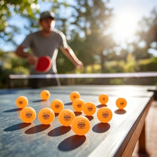 Table Tennis Balls High-Elastic ABS Material Test Approved 40 Speed for Training, Practice, Club Play - color: White