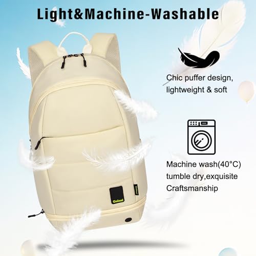 Goloni Tennis Backpack - Professional Tennis Bag for Men & Women - color: Beige