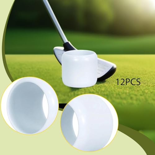 12 Pieces Practice Golf Ball Swing Training Ball Limited Flying Distance Aerodynamic TPU Construction Suitable for Backyard Indoor Use