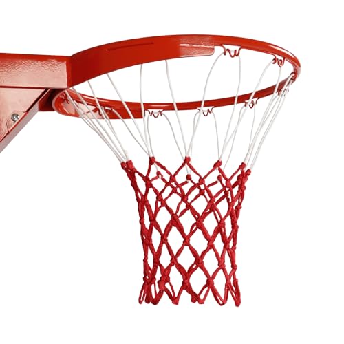 Heavy Duty Outdoor Basketball Net Replacement – Strong Nylon, Anti-Whip, All-Weather, Fits Standard 12-Loop Rims (Gift Box)