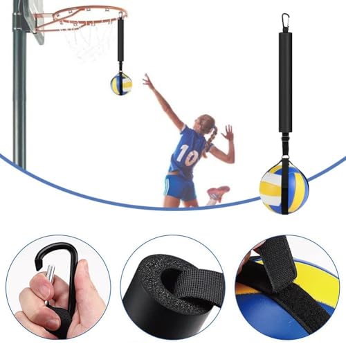 Volleyball Training Equipment Aids, Volleyball Spike Trainer, Serving & Spiking Practice Rebounder for Beginners & Pro