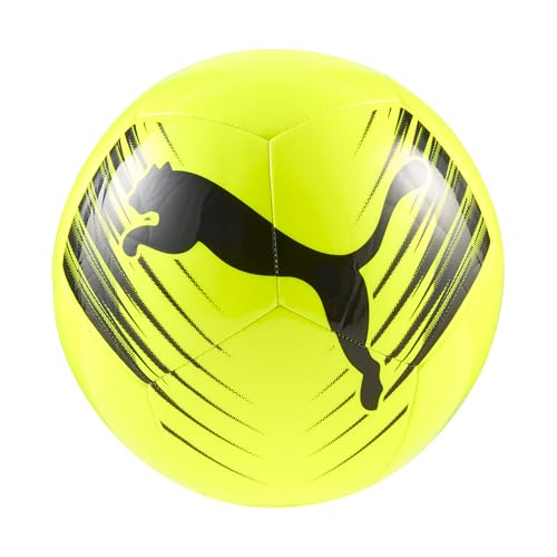 Puma Attacanto Graphic Soccer Ball - color: Yellow Alert-Puma Black, size: 4