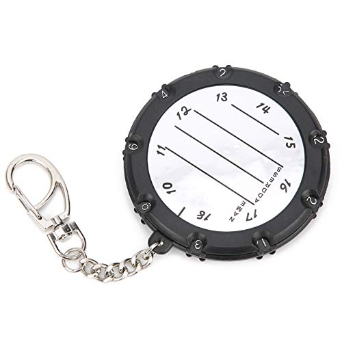 2pcs Golf Stroke Counter, Portable 18 Holes Golf Score Keeper with Easy Turn Wheel, for Accessories and Lovers