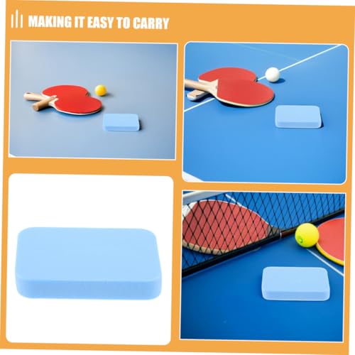 2Pcs Table Tennis Paddle Cleaning Sponge Dual Sided Rubber Cleaner for Pingpong Racket Maintenance Durable PVA Squeegee Fast Drying Table Tennis Accessories