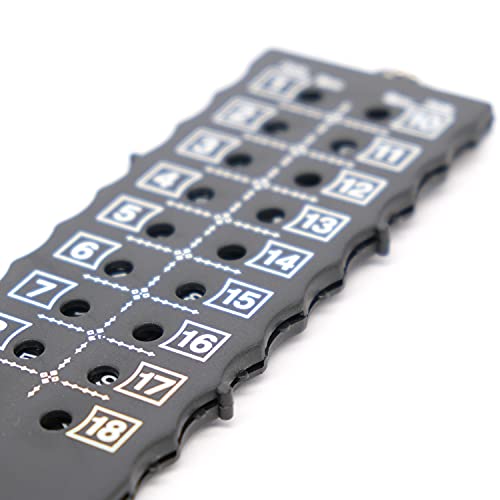 Leyal 2PCS 18 Holes Golf Score Card and Stroke Counter Accessories