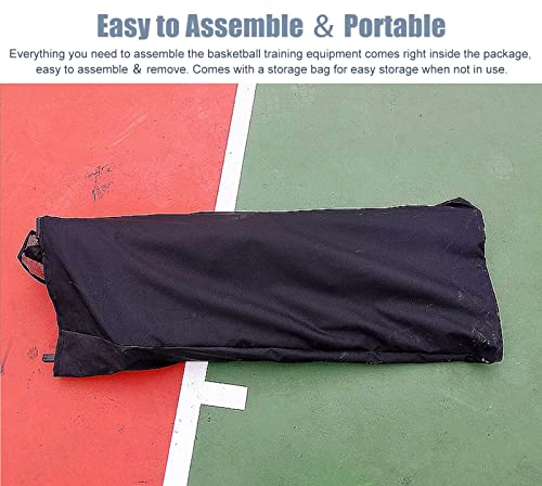 Basketball Shot Returner Basketball Shooting Trainer for Hoop, Indoor Outdoor Basketball Return System/Basketball Rebounder Shot Returner, Metal Returner Net Attachment