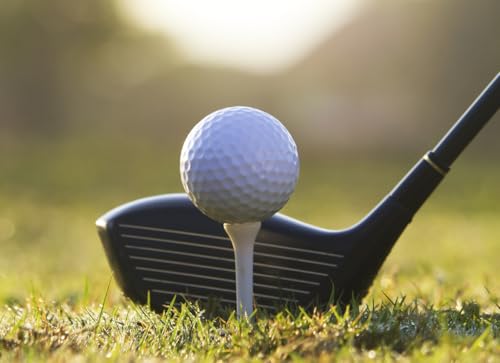 Golf Tees – 3 1/4" Tall – 25 White Golf Tees - Made from Durable Plastic - Golf Accessories for Men and Women - Made in The USA