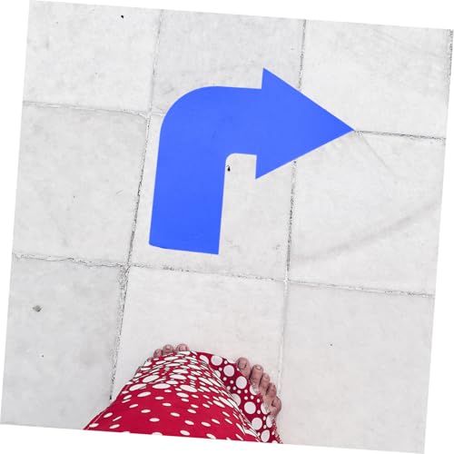 Happyyami 4Pcs Agility Training Spot Markers Outdoor Ground Marking Tools with Arrow Rounded and Right Angle Shapes for Soccer Basketball Football Drills