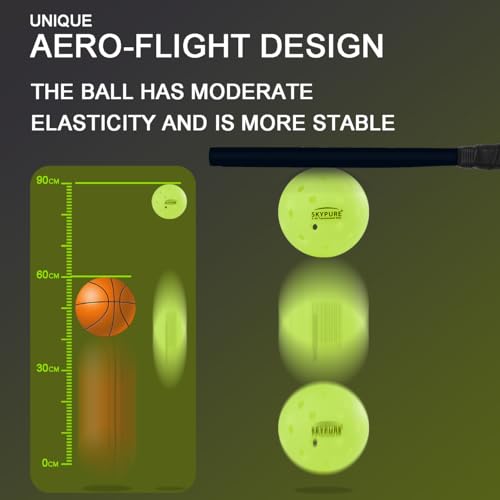 Z-40 Tournament Pickleball Ball, One-Pice molding,High-Visibility Bright Green, 40 Hole Textured Surface for Consistent Bounce, for All Skill Levels - style: 4 Count Tournament balls Yellow