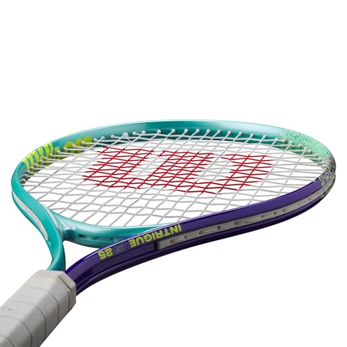 Wilson Intrigue Jr 25 Tennis Racket, Blue Green/Blue